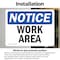 Signmission Work Area, 10 in W x Rectangle, Vinyl Decal OS-2PACK-NS-D-710-L-19069 - alternate 6